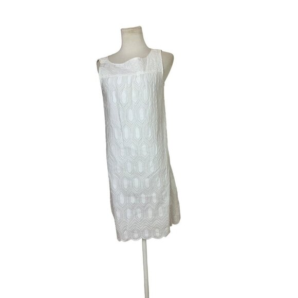 Ann Taylor NWT WHite Beautiful Dress Size 6 - Picture 1 of 4